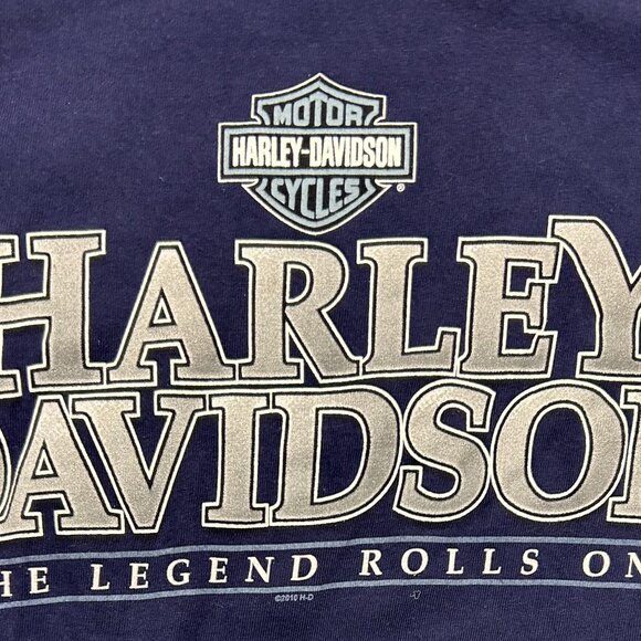 Steel Town Harley Washington Pennsylvania T Shirt Sz L - Picture 3 of 9